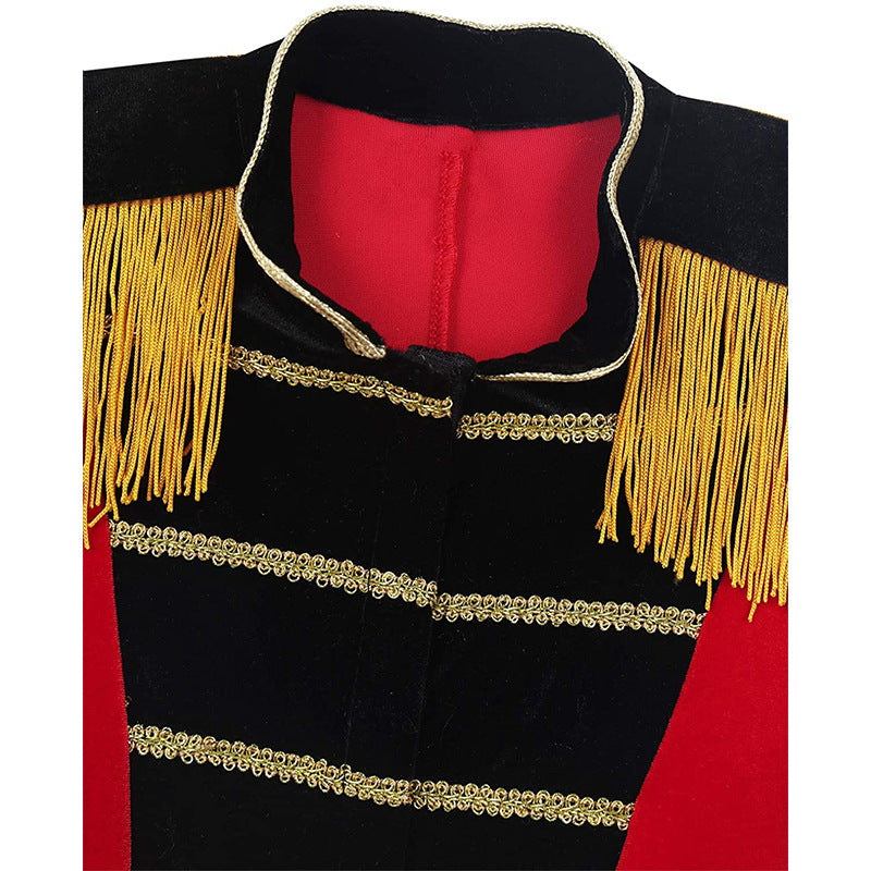 Tongyuan Hansber Kids Boys Girls Sequin Long Sleeve Gentleman Tailor Halloween Circus Performance Costume