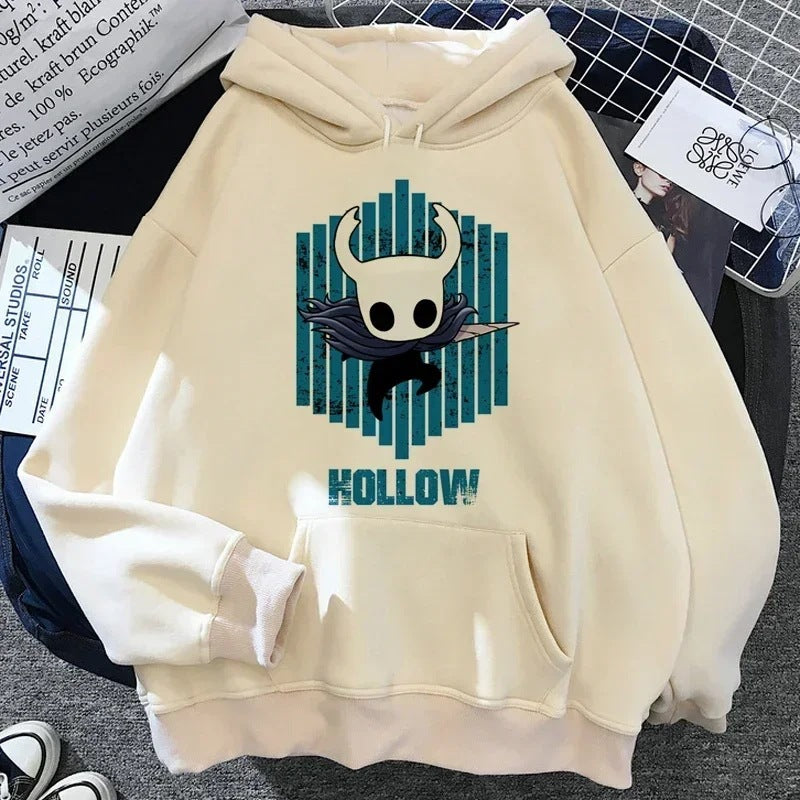 Hollow Knight Hoodies Men Korea Ulzzang Grunge Y2k Aesthetic