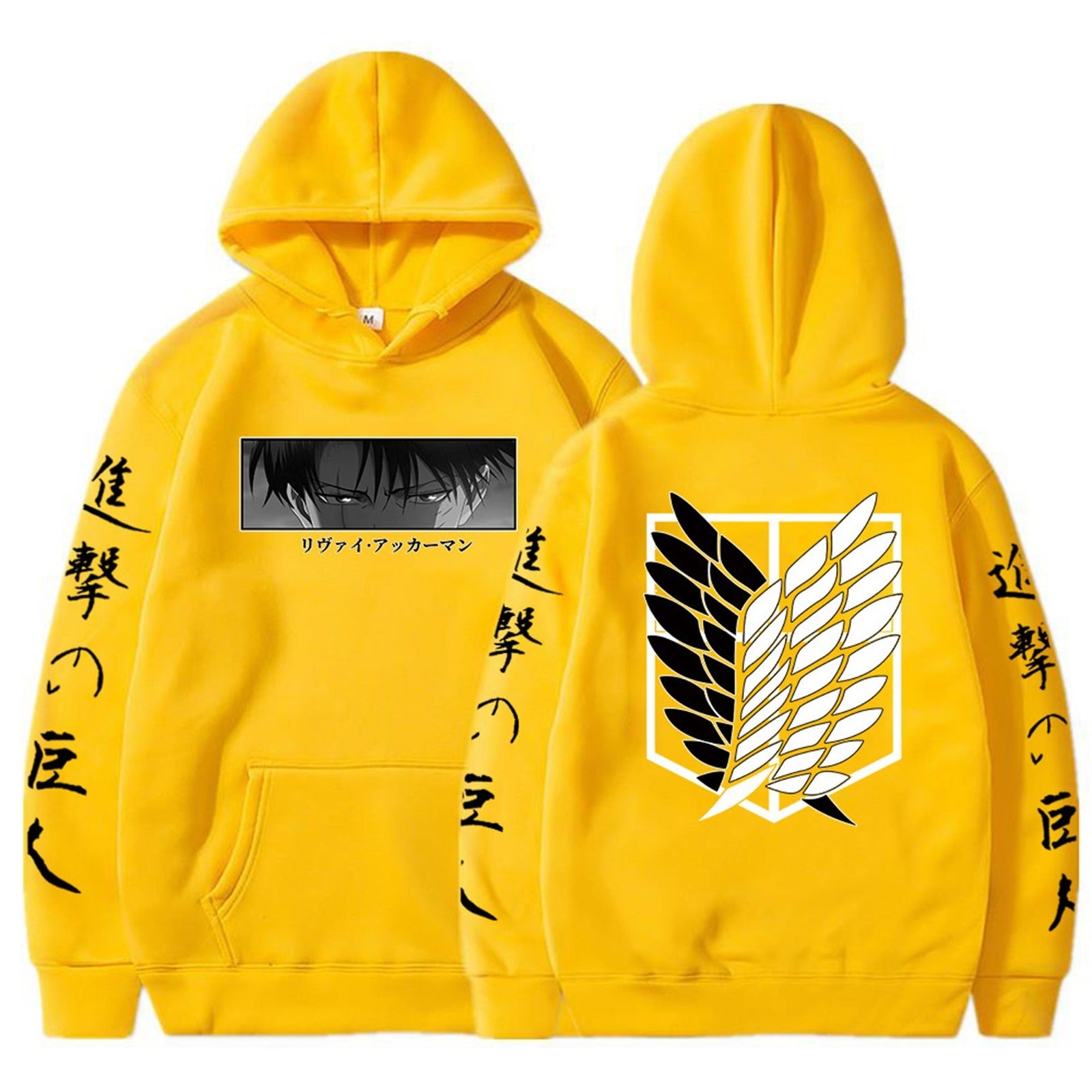Spring and Autumn Hooded Hoodies Attack Giant's Hot Selling Surrounding Print Pullover Men's and Women's Hoodies