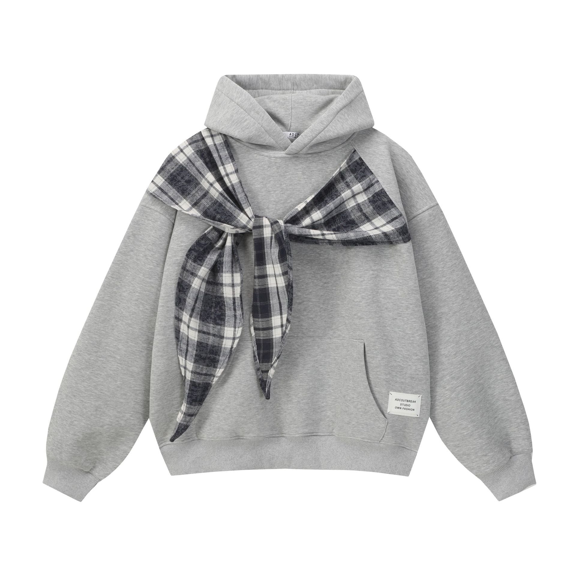 Bow tie fake two hoodies