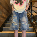 Loose casual ripped pants for boys