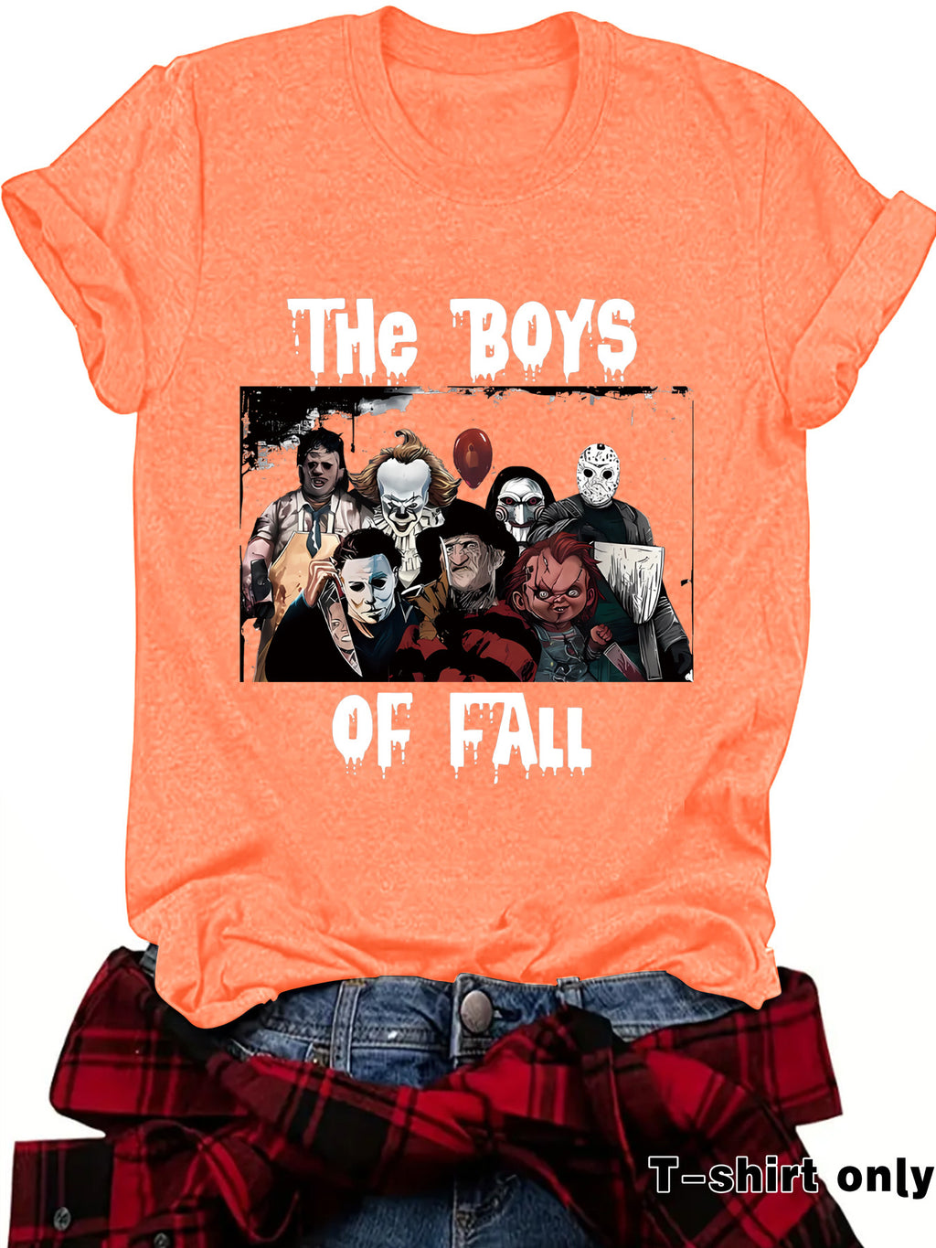 THe BOYS horror game round neck pullover short sleeved shirt
