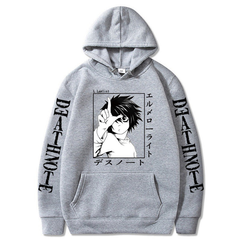 Hoodies  Japanese anime, death notes, creative new student casual hoodies
