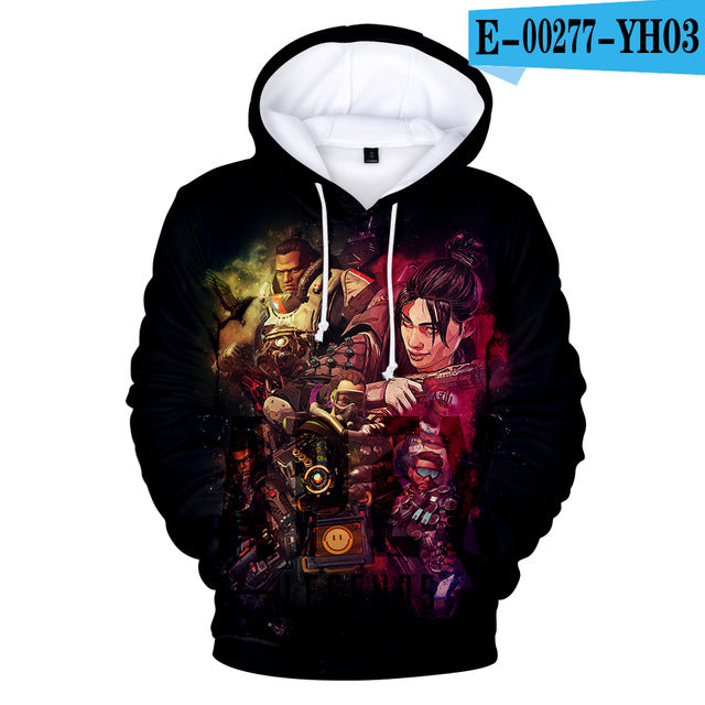 Frdun Tommy New 3D Apex Legends Hoodies Sweatshirt Casual Harajuku 3D Hoodies Sweatshirts Apex Legends