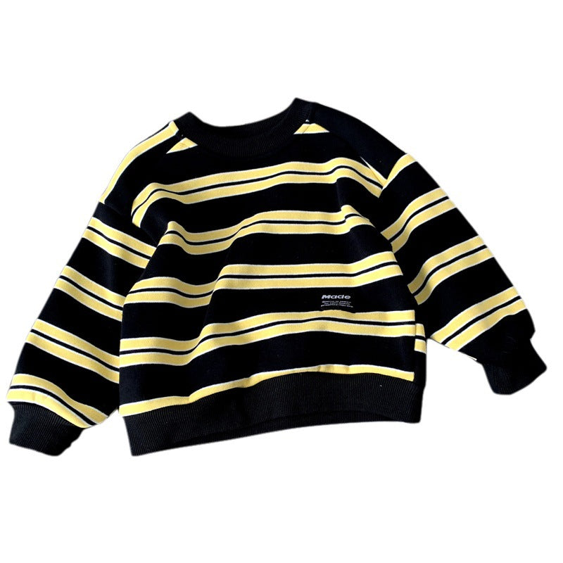 Children's clothing boys' hoodies with fleece girls' winter clothing