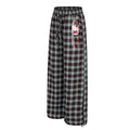Plaid pants for boys with wide legs