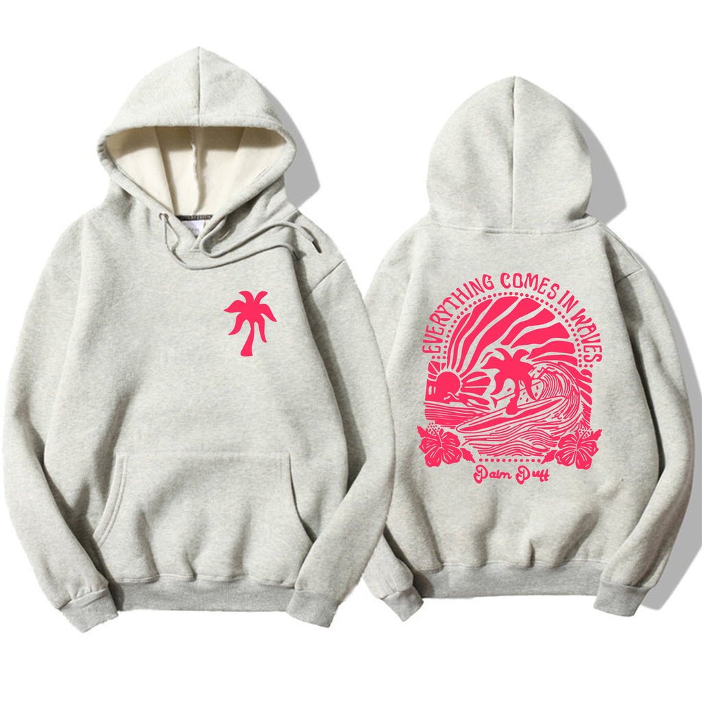 Womens Sweatshirt Graphic Hoodies Letter Print Casual Sweatshirt