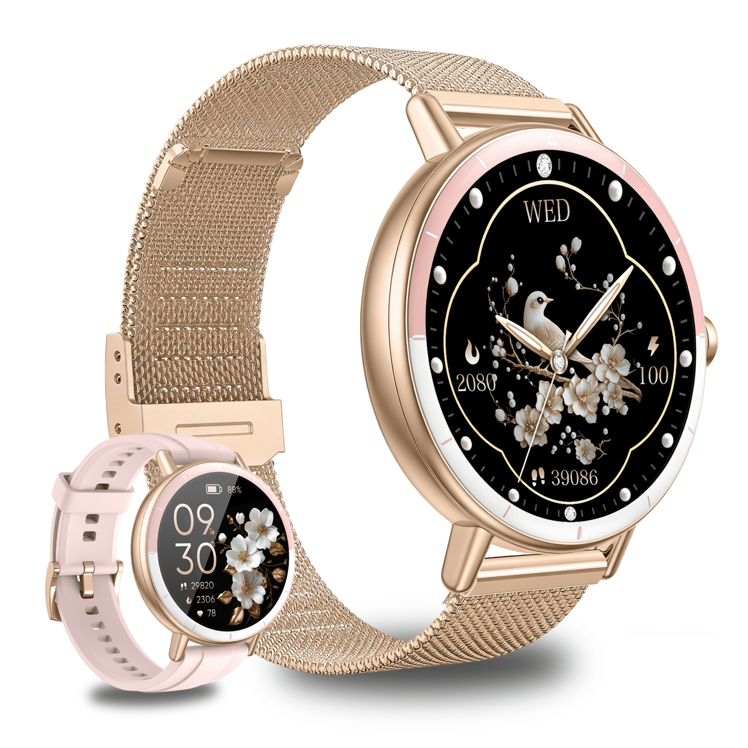 Smart Watch for Women Android/iPhone Devices, IP68 Waterproof Fitness