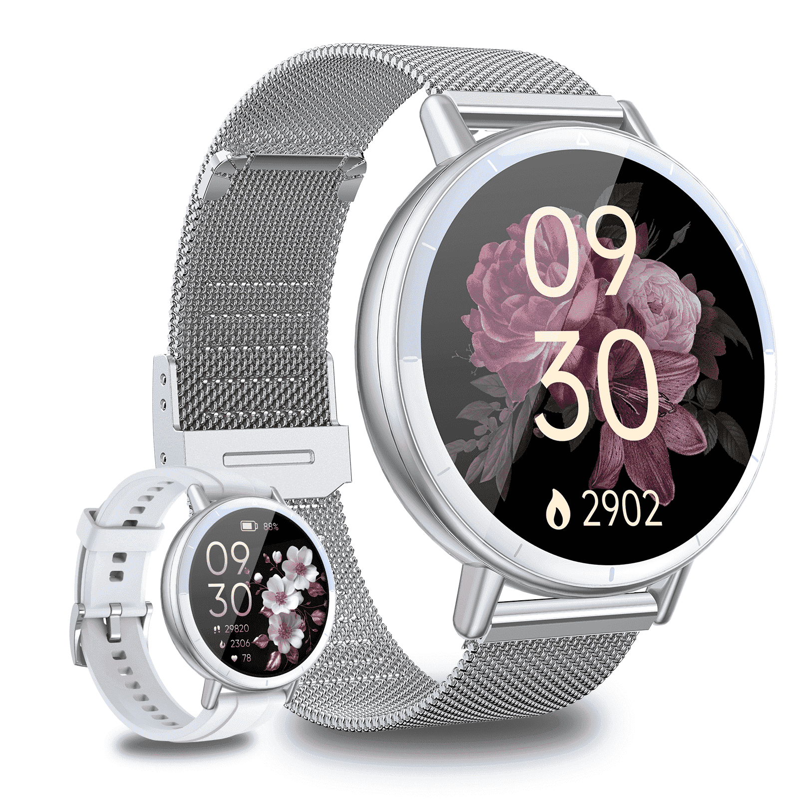 Smart Watch for Women Android/iPhone Devices, IP68 Waterproof Fitness